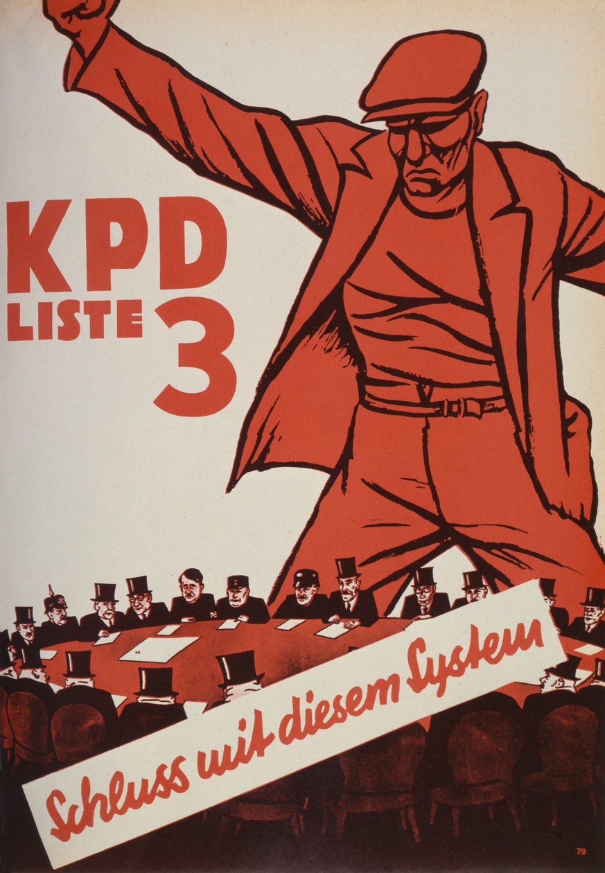 Manifesto elettorale del Partito Comunista, 1932 da German School