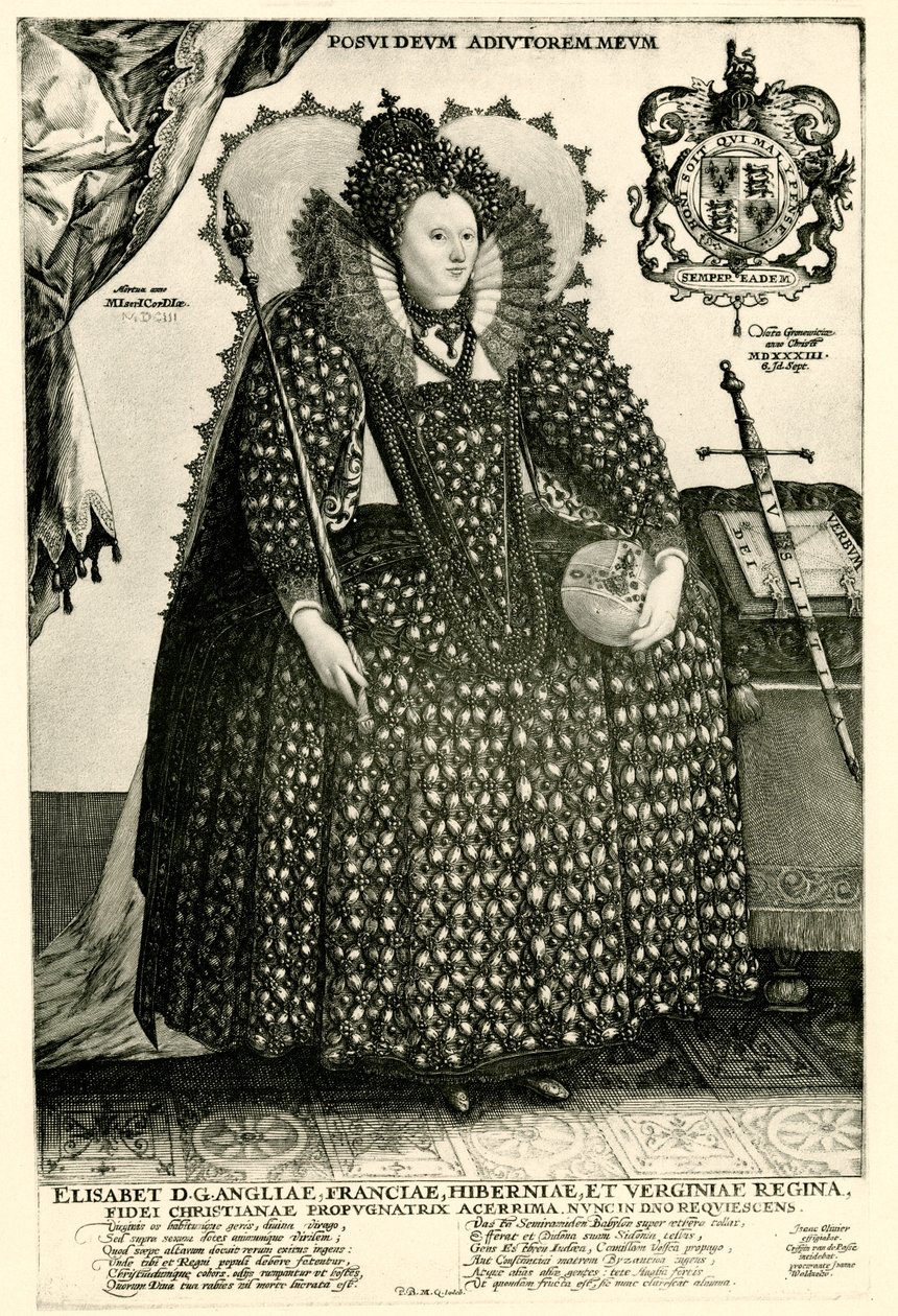 Elisabetta I da German School
