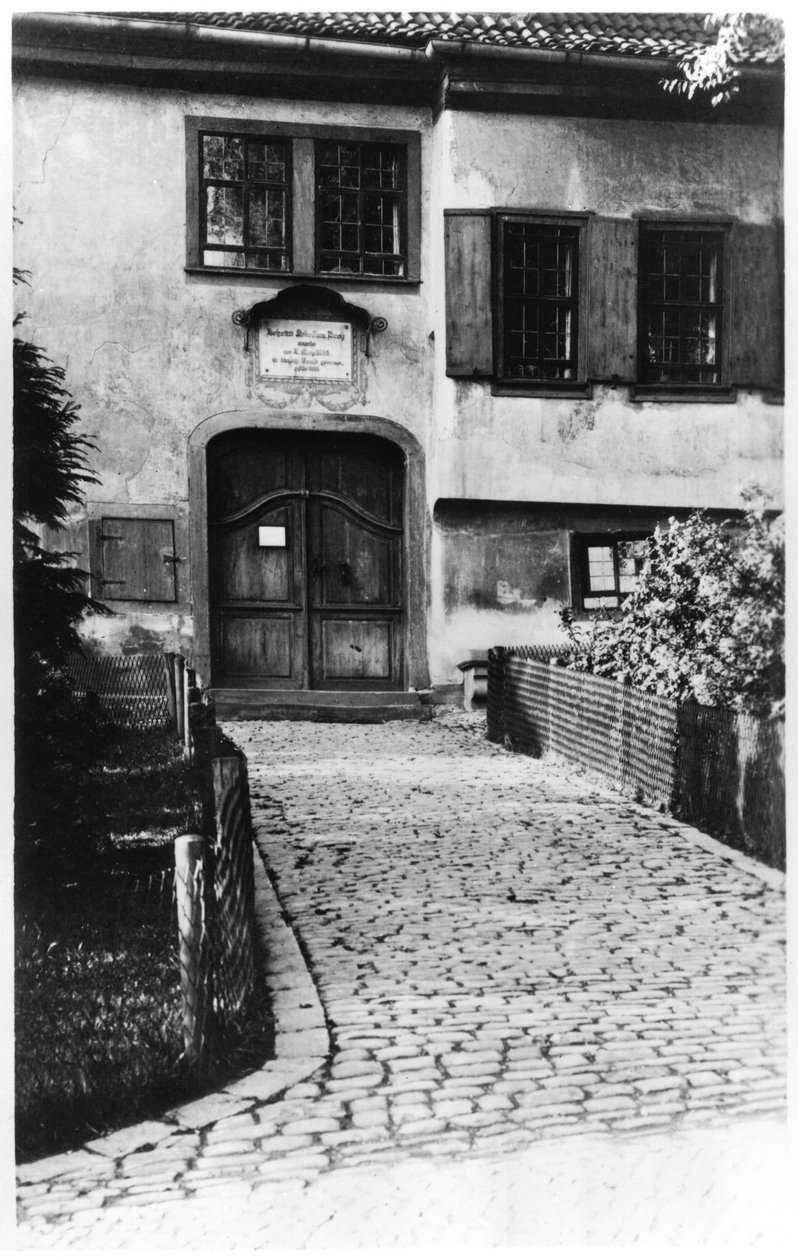 Ingresso della casa di Johann Sebastian Bach (1685-1750) da German School