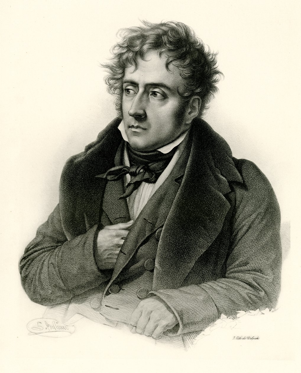 François René Vicomte de Chateaubriand da German School