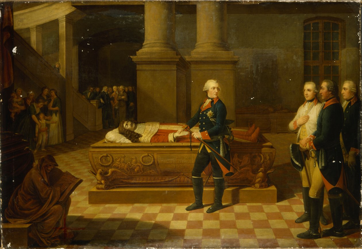 Federico II nella cripta dell