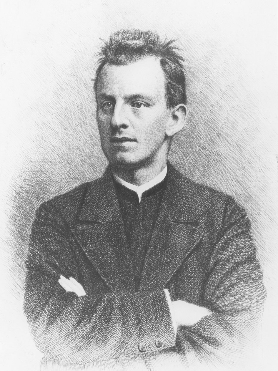 Gerhart Hauptmann (incisione) da German School
