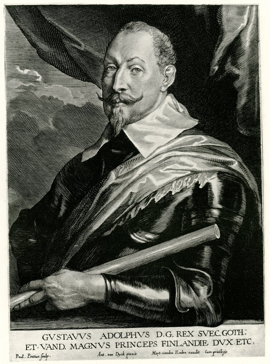 Gustavo II Adolfo, Re di Svezia da German School