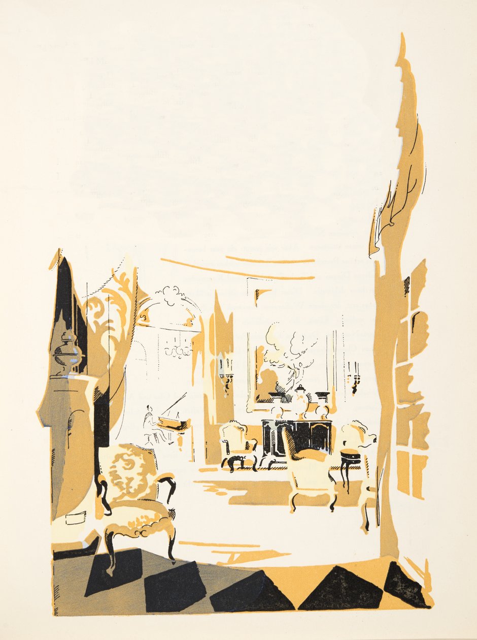 Illustrazione da Styl, pub.1922 da German School