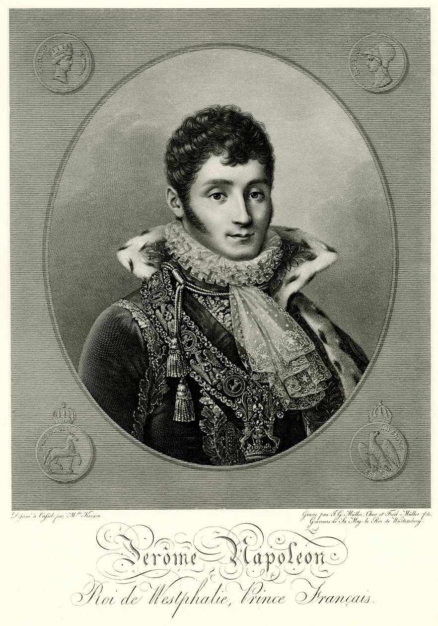 Jérôme Bonaparte, 1884-90 da German School