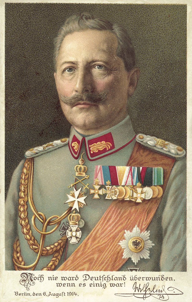 Kaiser Guglielmo II di Germania da German School