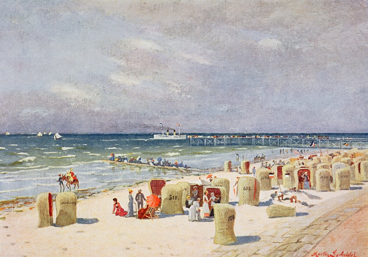 Sulla spiaggia di Norderney da German School