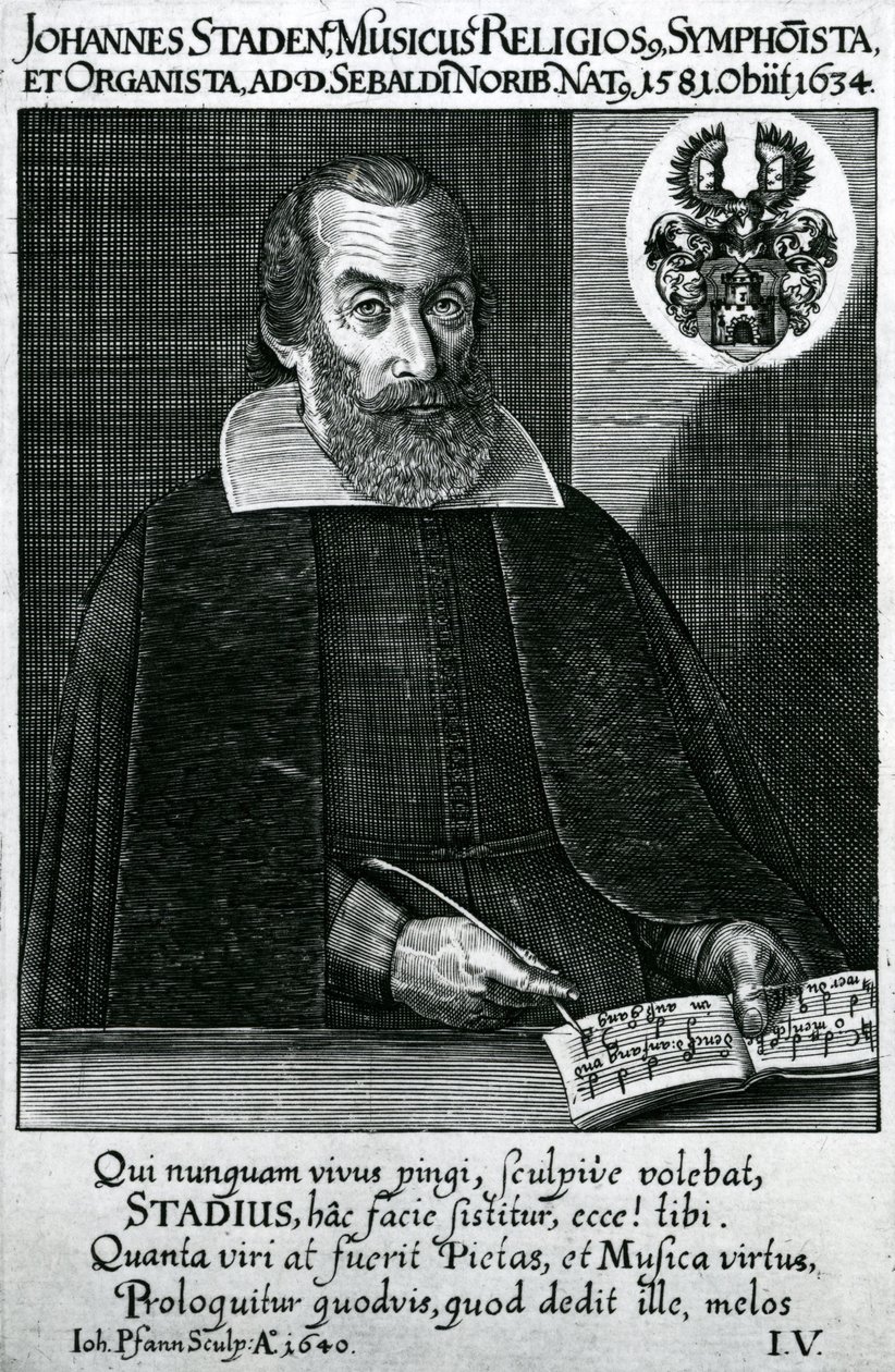 Ritratto di Johann Staden (1581-1634) da German School