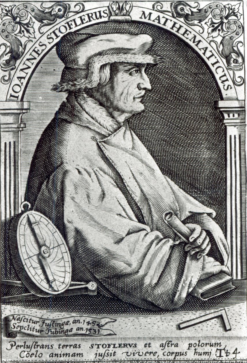 Ritratto di Johannes Stoffler da German School