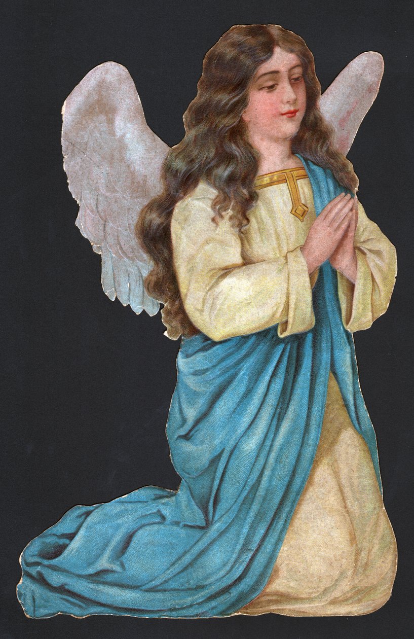 Angelo che prega. circa 1900 da German School