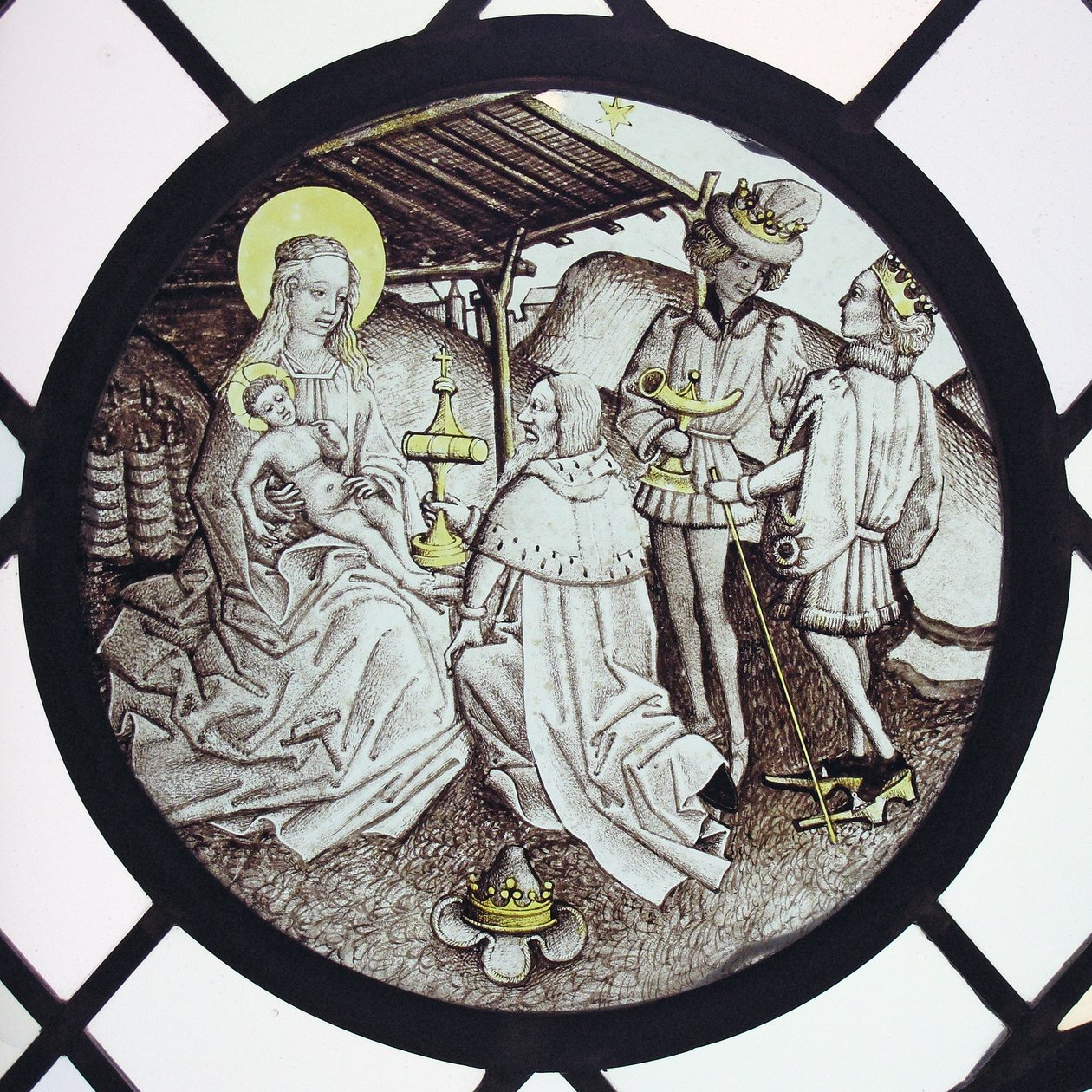 Tondo con Adorazione dei Magi da German School