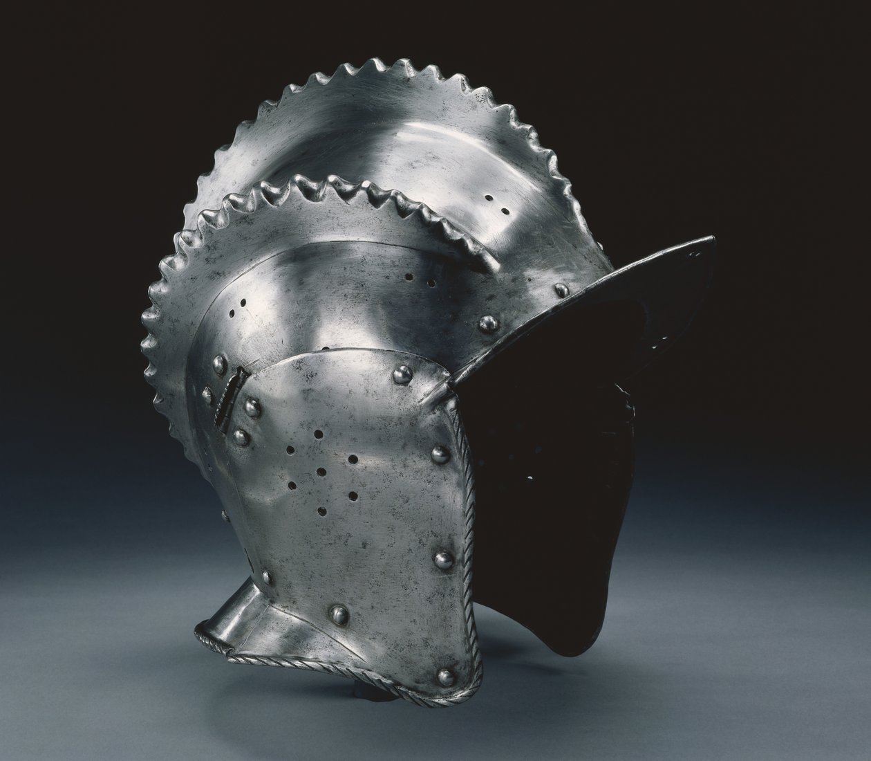 Burgonetto a tripla cresta, c.1560-70 da German School