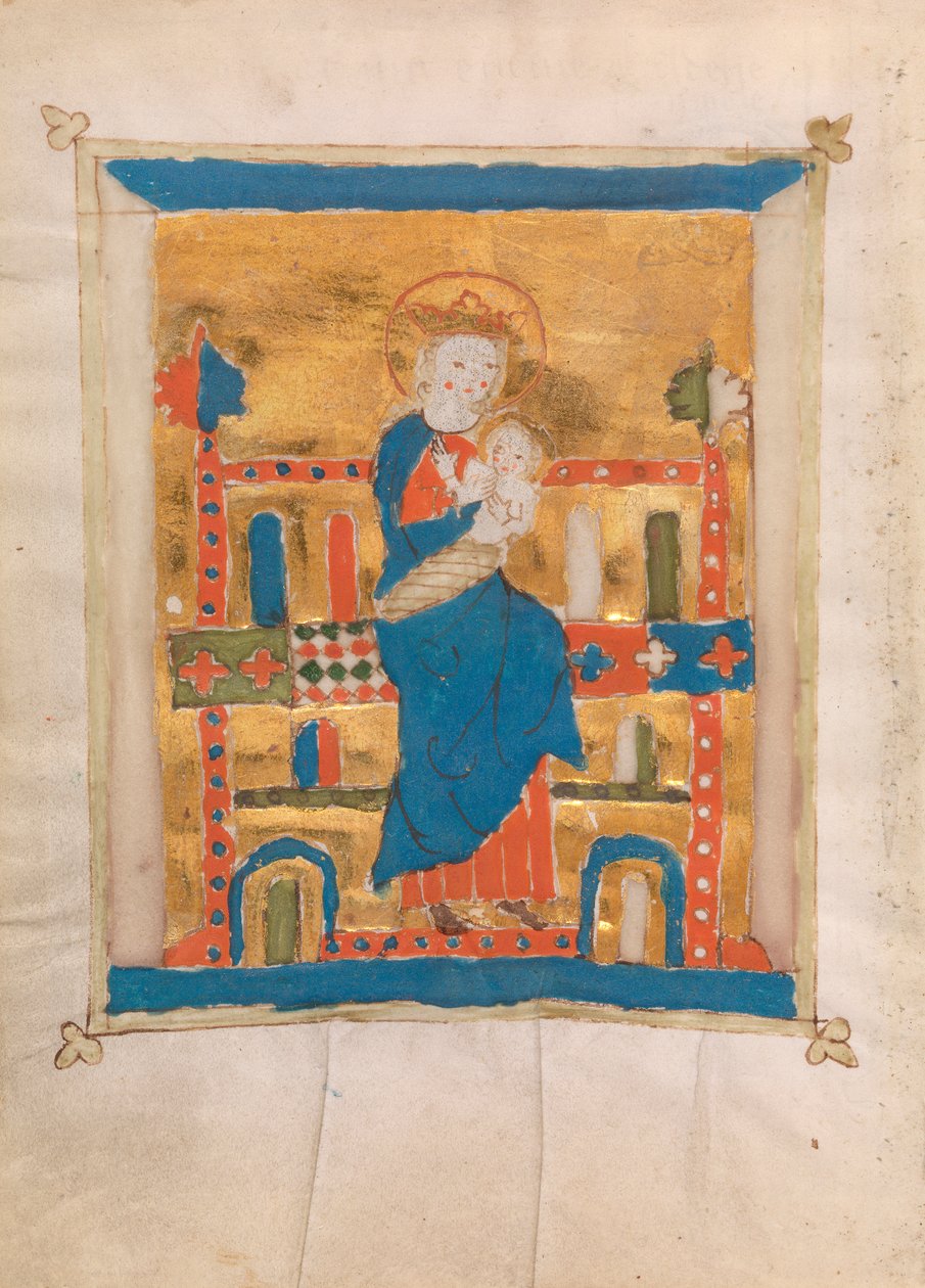 Vergine e Bambino, 1400 da German School