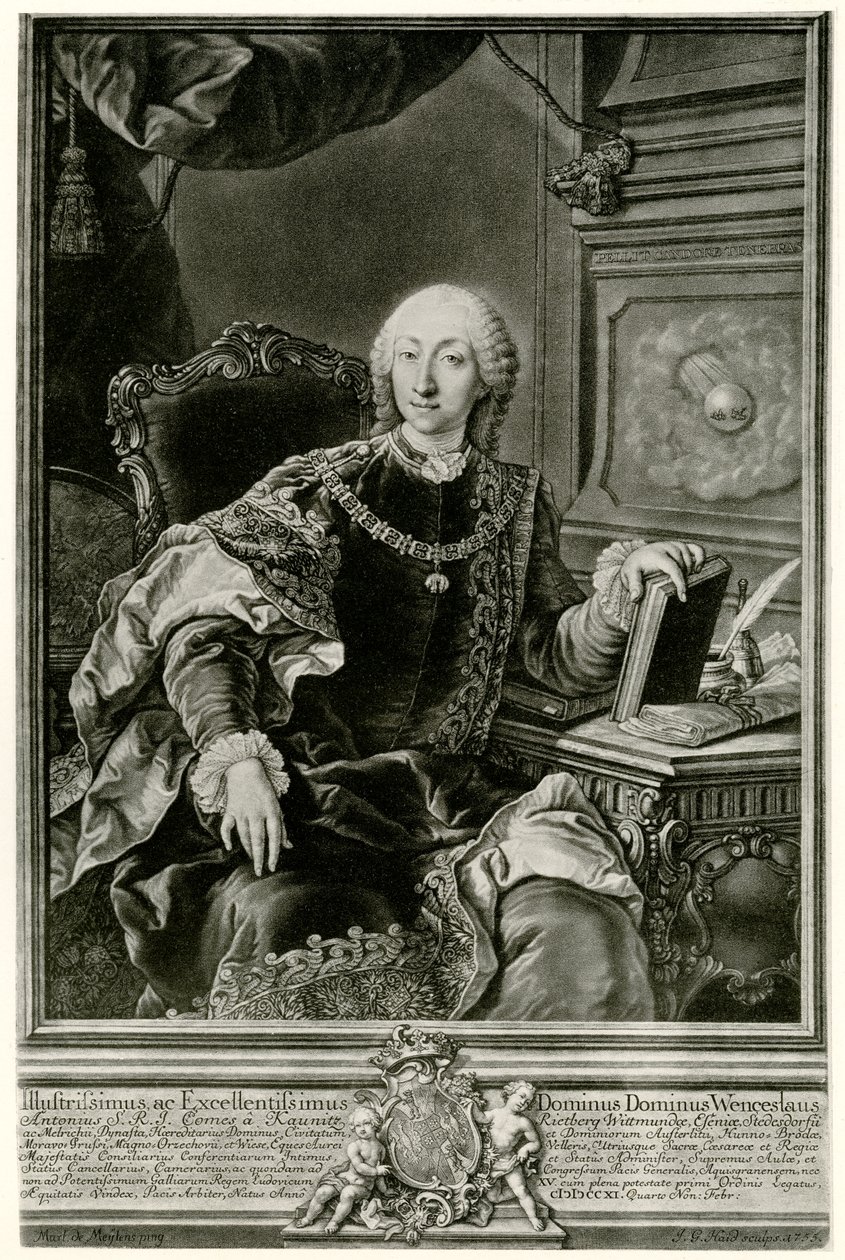 Wenzel Anton Fürst von Kaunitz da German School