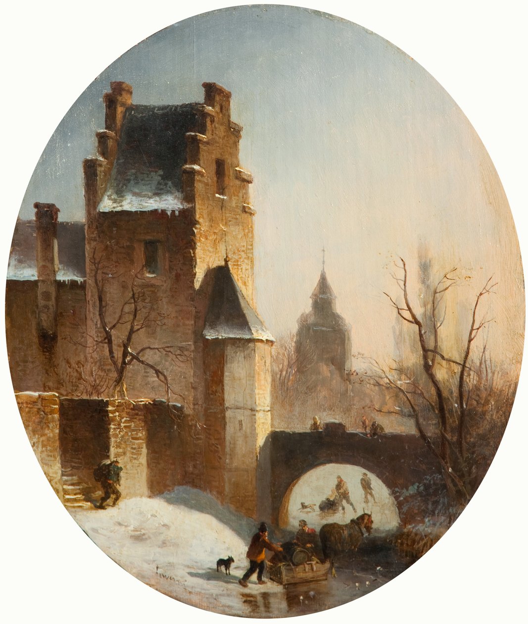 Scena invernale da German School