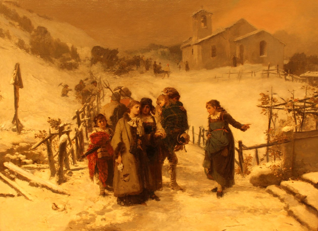 La valanga da Gerolamo Induno