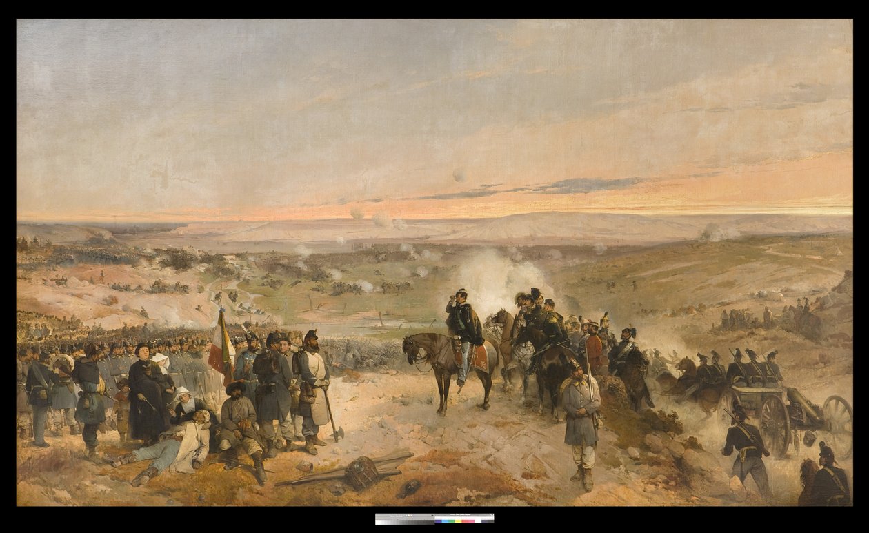 Battaglia della Chernaya da Gerolamo Induno