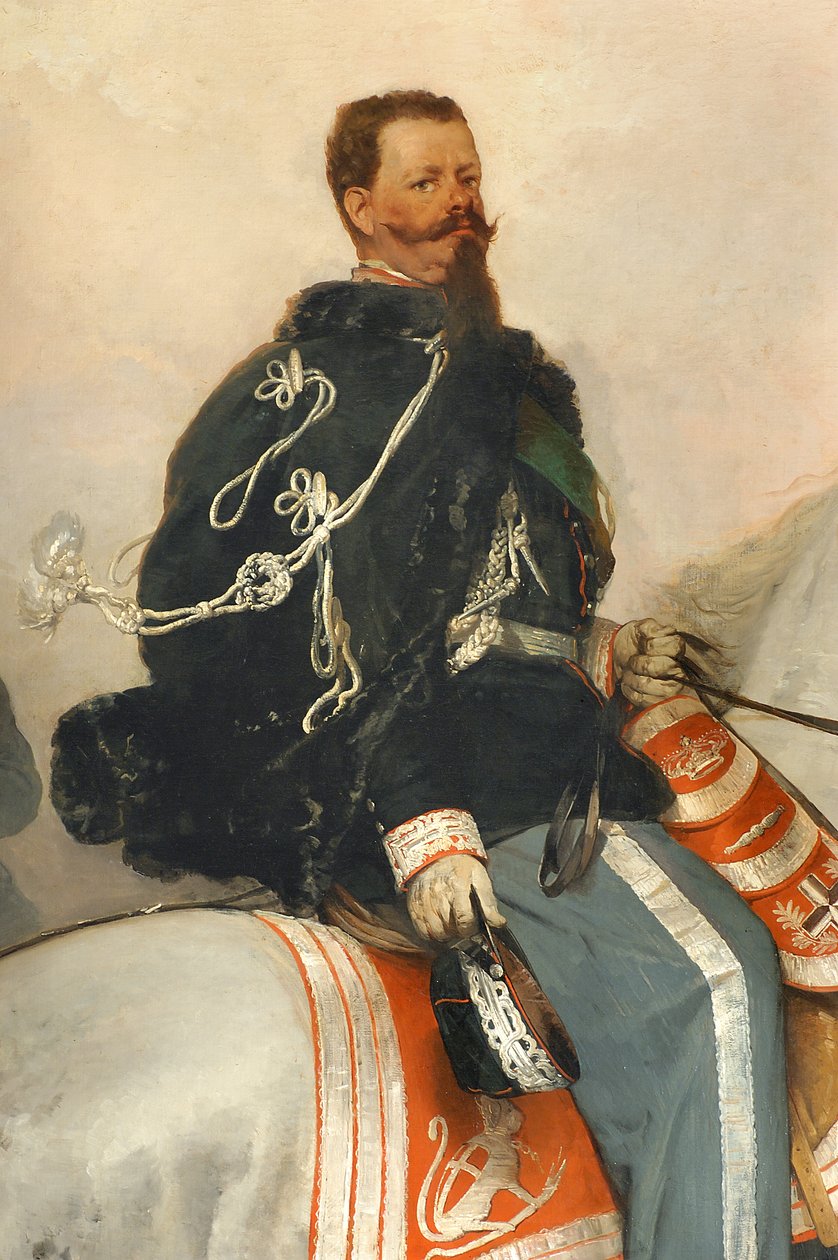 Vittorio Emanuele II a Cavallo da Gerolamo Induno