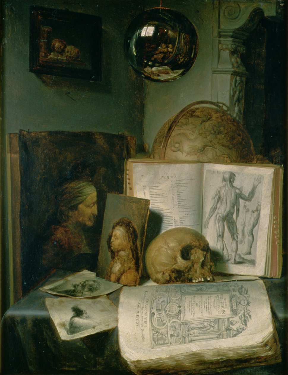 Natura Morta con Teschio da Gerrit Dou