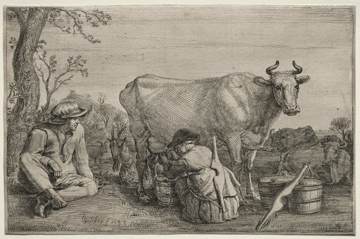 La lattaia da Gerrit Claesz. Bleker