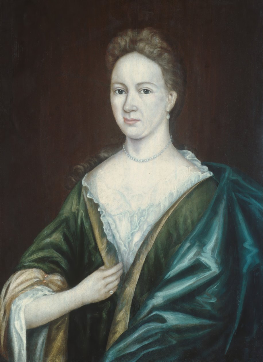 Signora Augustus Jay, ca. 1700 da Gerrit Duyckinck