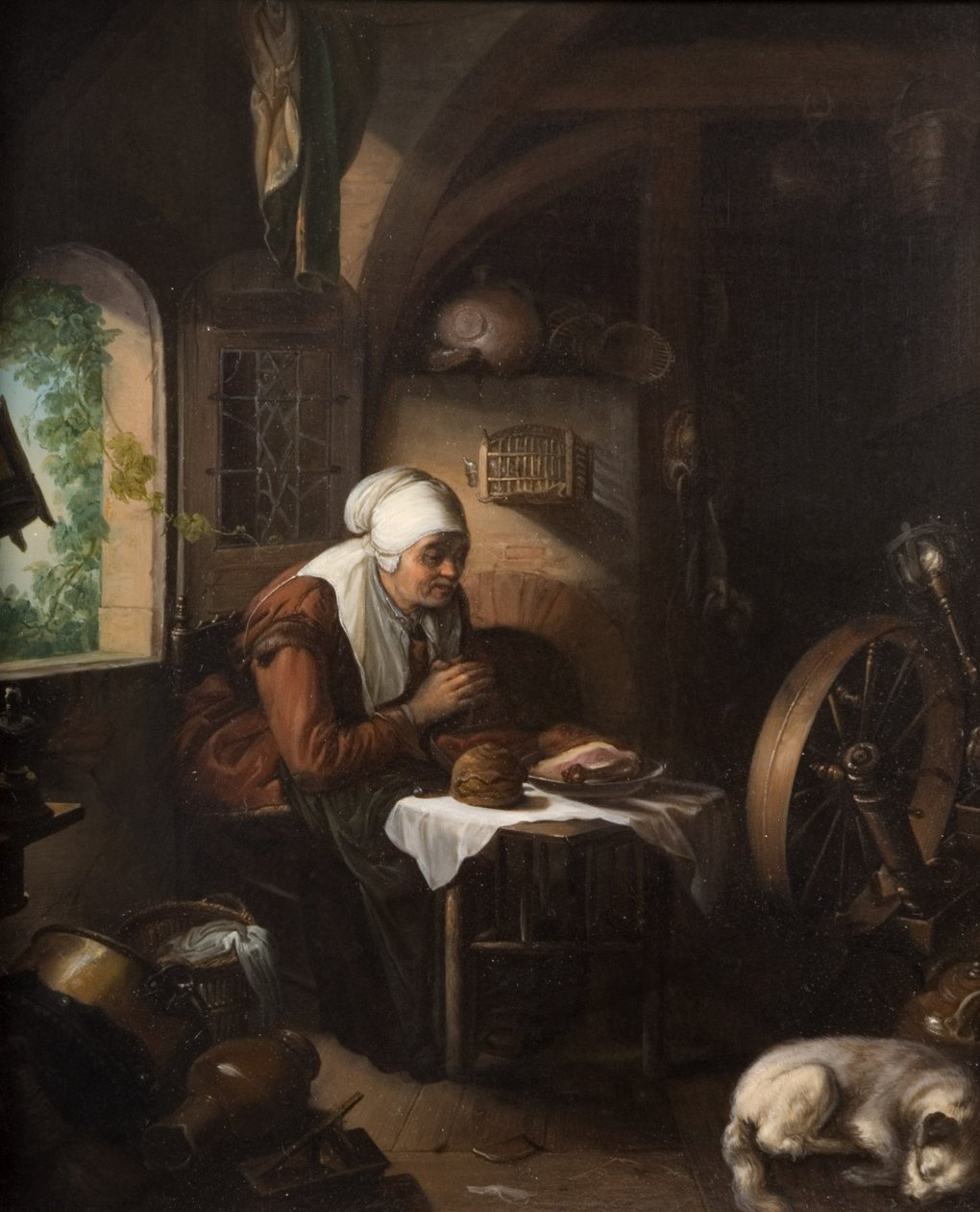Preghiera prima del pasto da Gerrit Dou