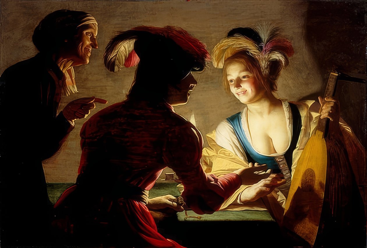La mezzana. 1625 da Gerrit van Honthorst