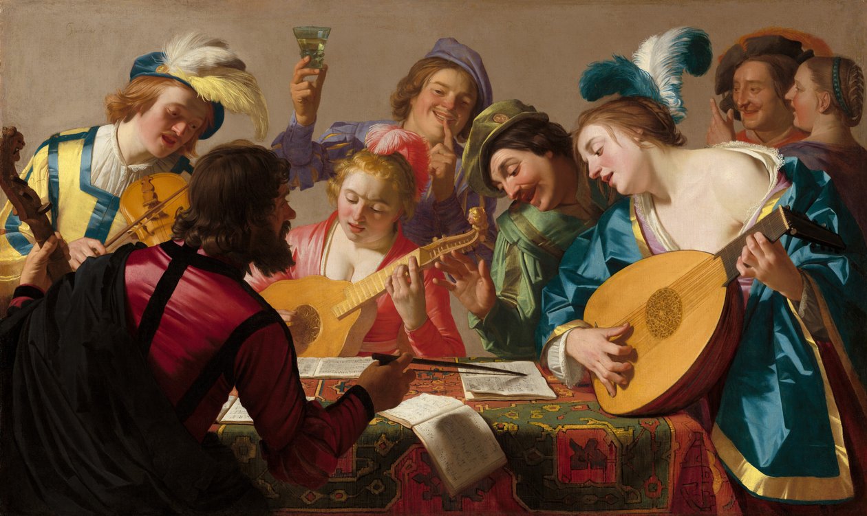 Il Concerto, 1623 da Gerrit van Honthorst