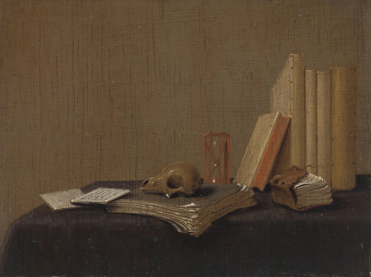 Natura morta di vanitas da Gerrit van Vucht