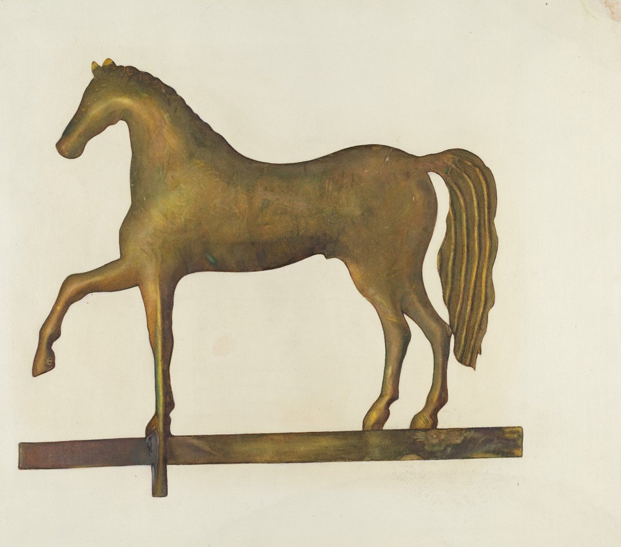 Segnavento a forma di cavallo, c. 1940 da Gertrude Koch