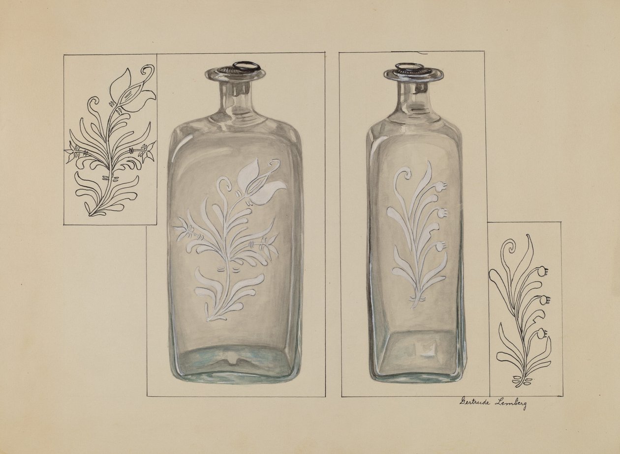 Bottiglia di liquore, c. 1936 da Gertrude Lemberg