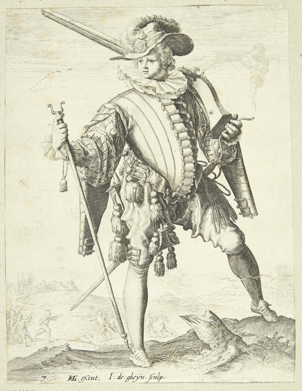 Soldato con archibugio da Gheyn, Jacques II de