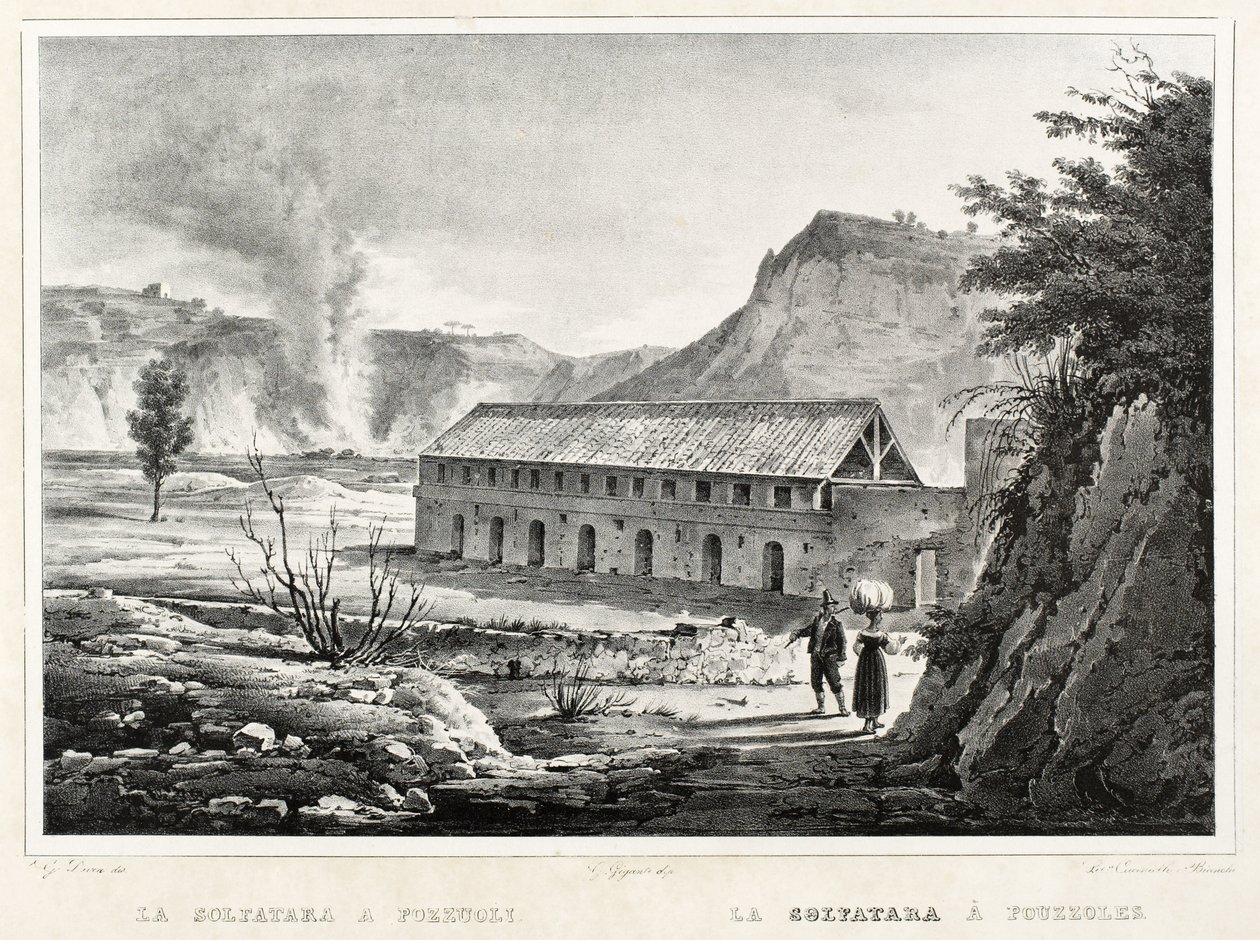 Vulcano Solfatara, Pozzuoli da Giacinto Gigante