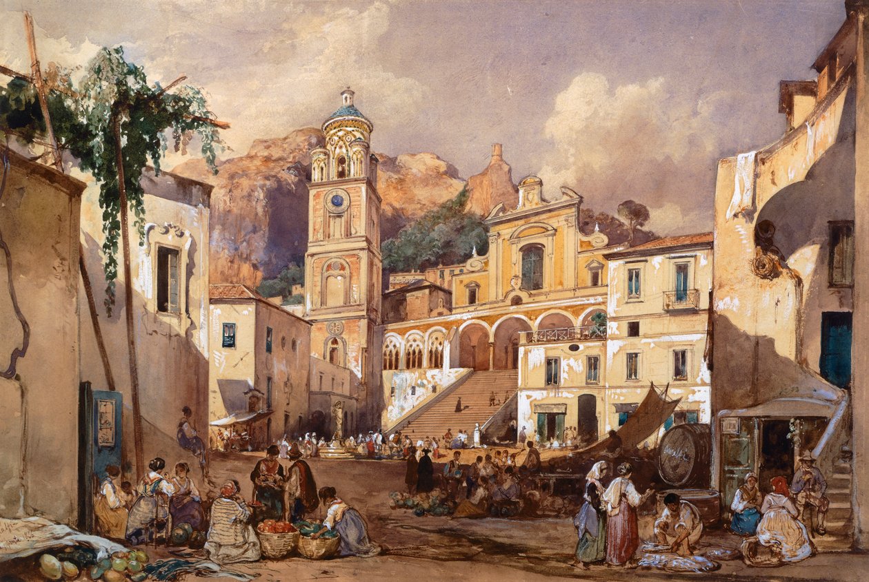 Cattedrale di Amalfi da Giacinto Gigante