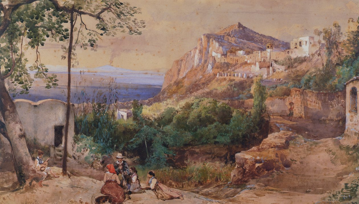 Veduta di Capri da Giacinto Gigante