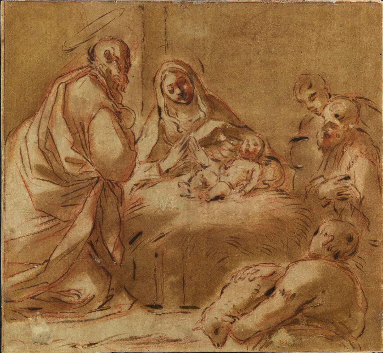 Adorazione dei pastori da Giacomo Cavedone