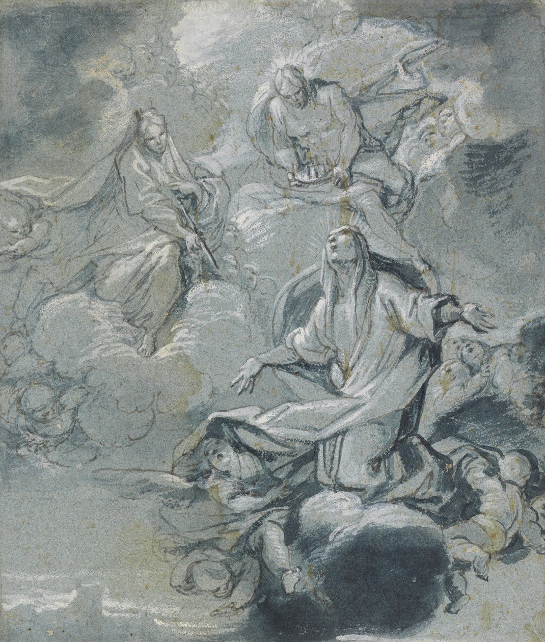 Apoteosi di una santa da Giacomo Farelli