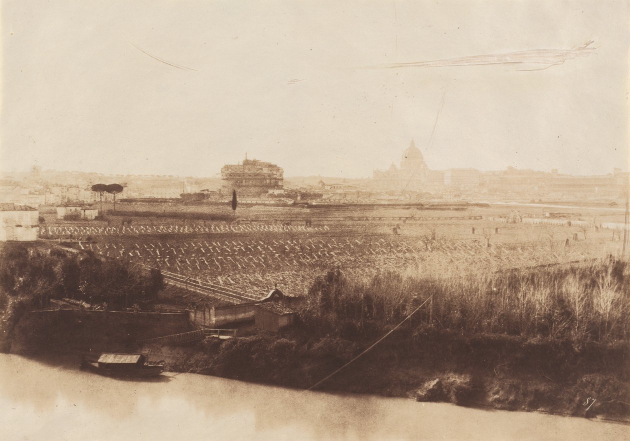 Veduta di Roma, 1857 da Giacomo Caneva