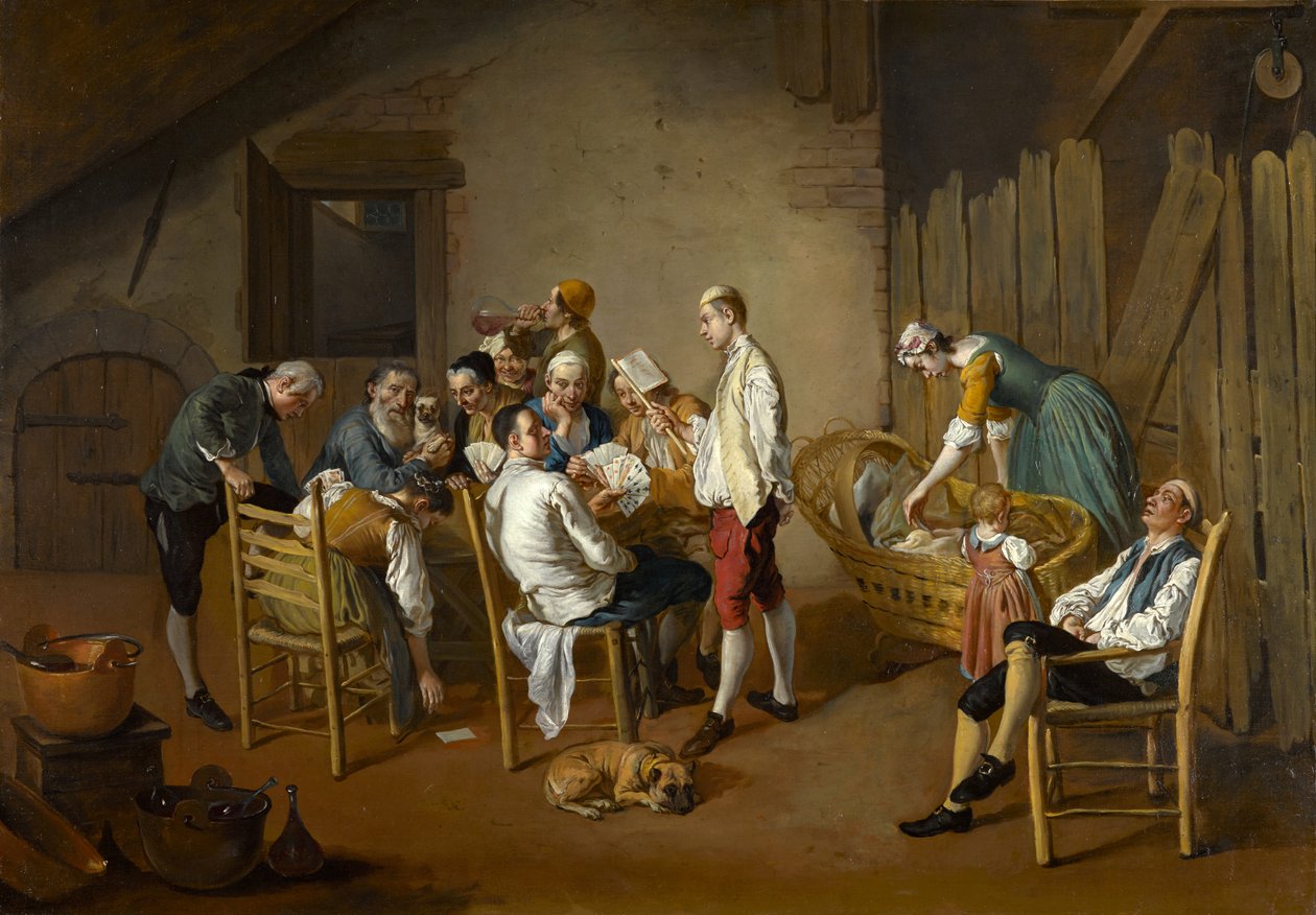 Il Gioco delle Carte, c.1738-1750 da Giacomo Ceruti