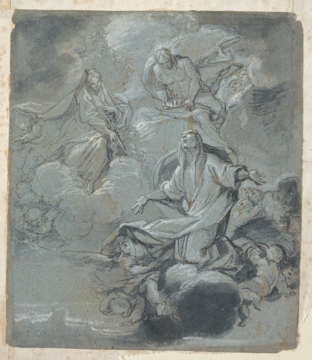 Apoteosi di una Santa da Giacomo Farelli