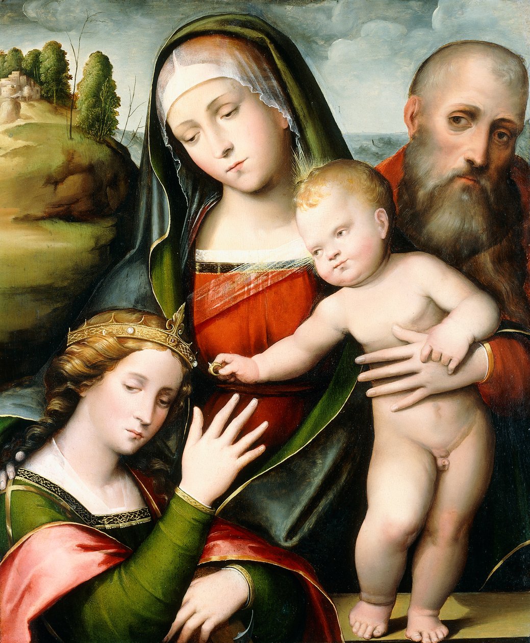 Il matrimonio mistico di Santa Caterina da Giacomo Francia