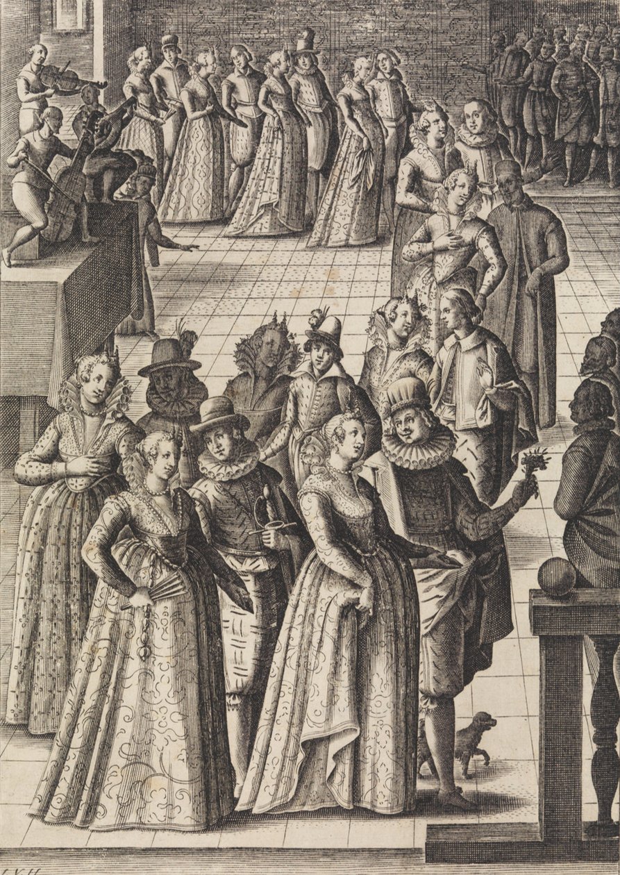 Le feste o balli..., ca. 1610 da Giacomo Franco