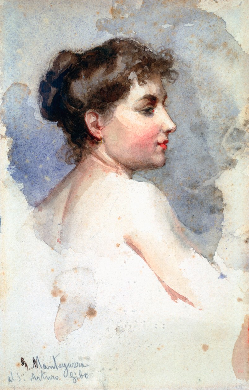 Ritratto di una donna da Giacomo Mantegazza