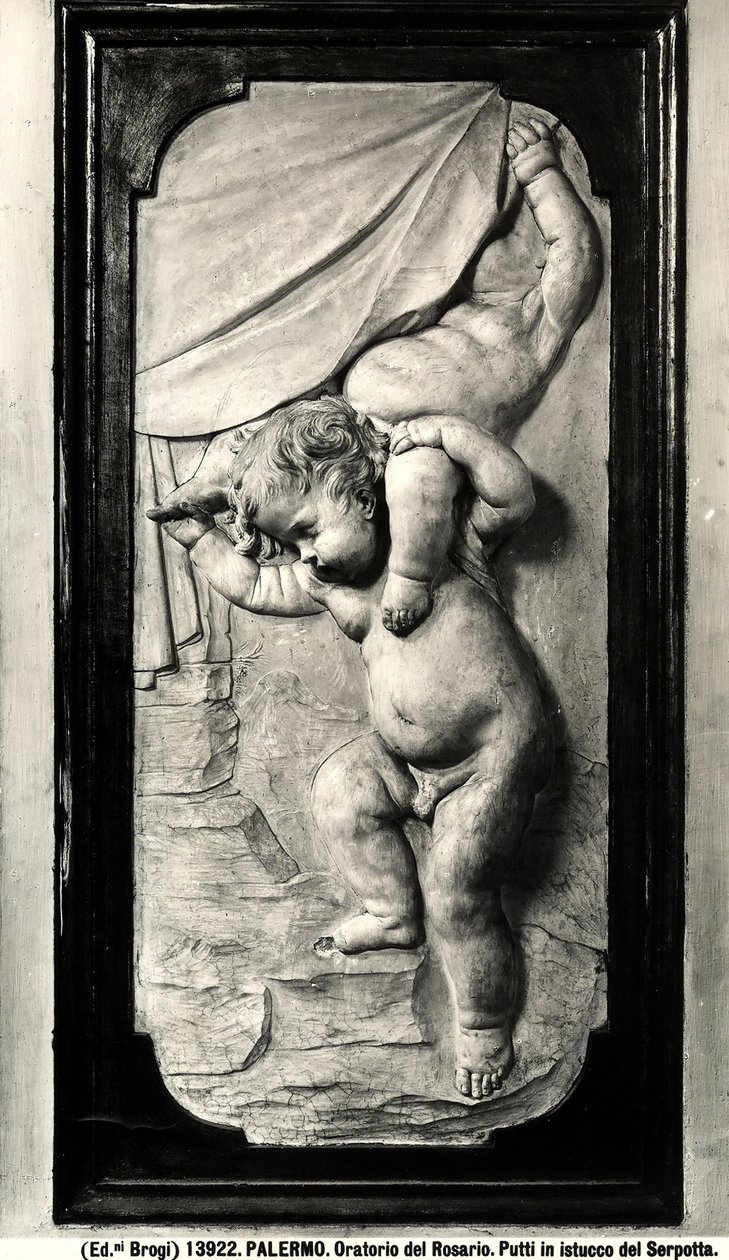 Due putti da Giacomo Serpotta