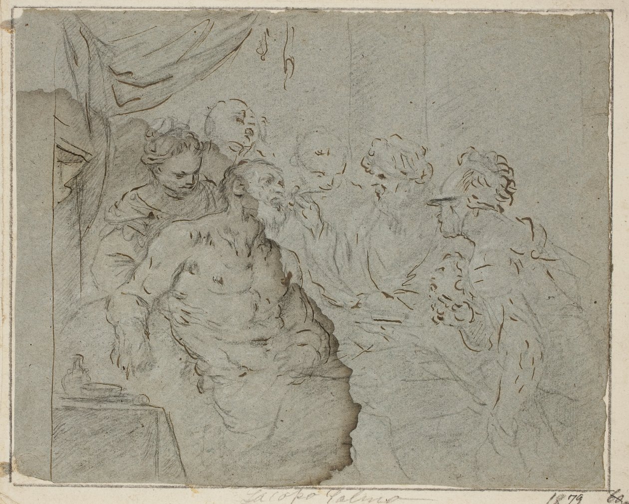 La morte di Socrate(?) da Giambattista Langetti