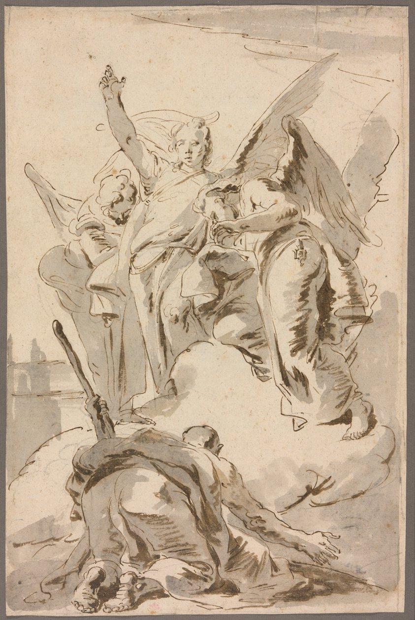 Tre angeli che appaiono ad Abramo da Giambattista Tiepolo