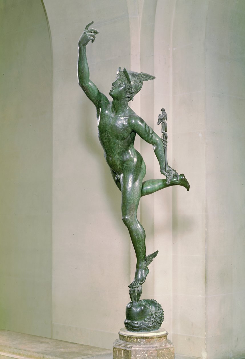 Statua di Mercurio, c.1564 (bronzo) da Giambologna