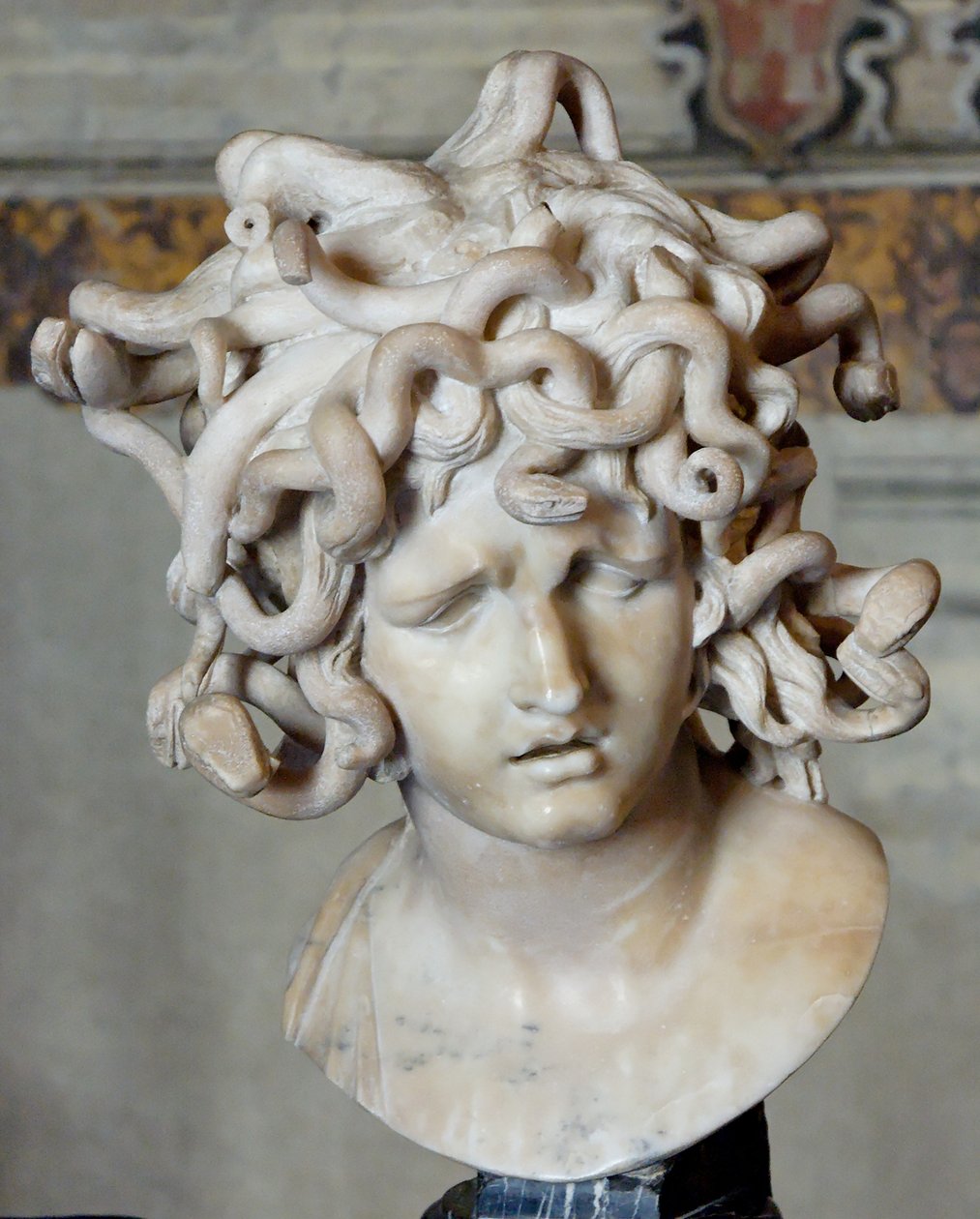 Testa di Medusa. Marmo, 1630 da Gian Lorenzo Bernini