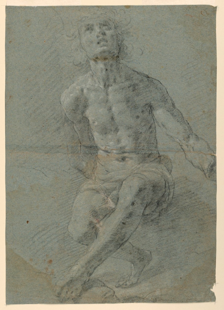 Studio per un nudo maschile da Gian Giacomo Barbelli