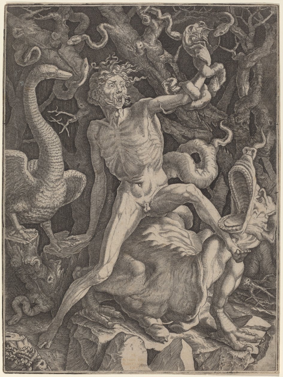 Furia da Gian Jacopo Caraglio after Rosso Fiorentino